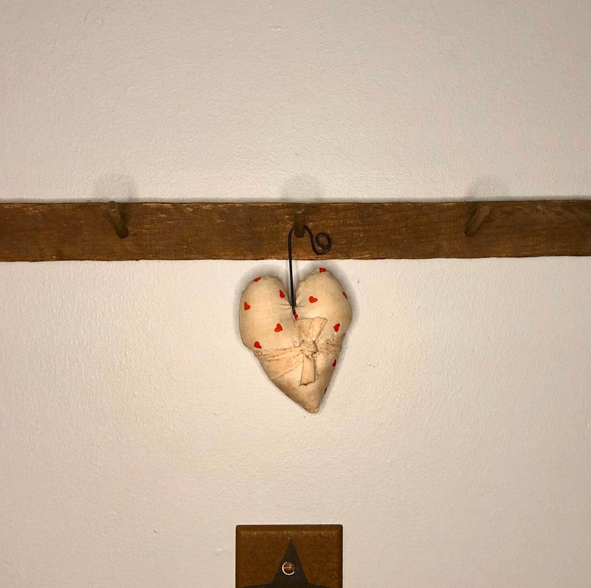 Hanging Heart Ornament Sassafras Originals