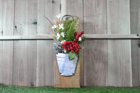Barn Wood Artificial Floral Display Sassafras Originals