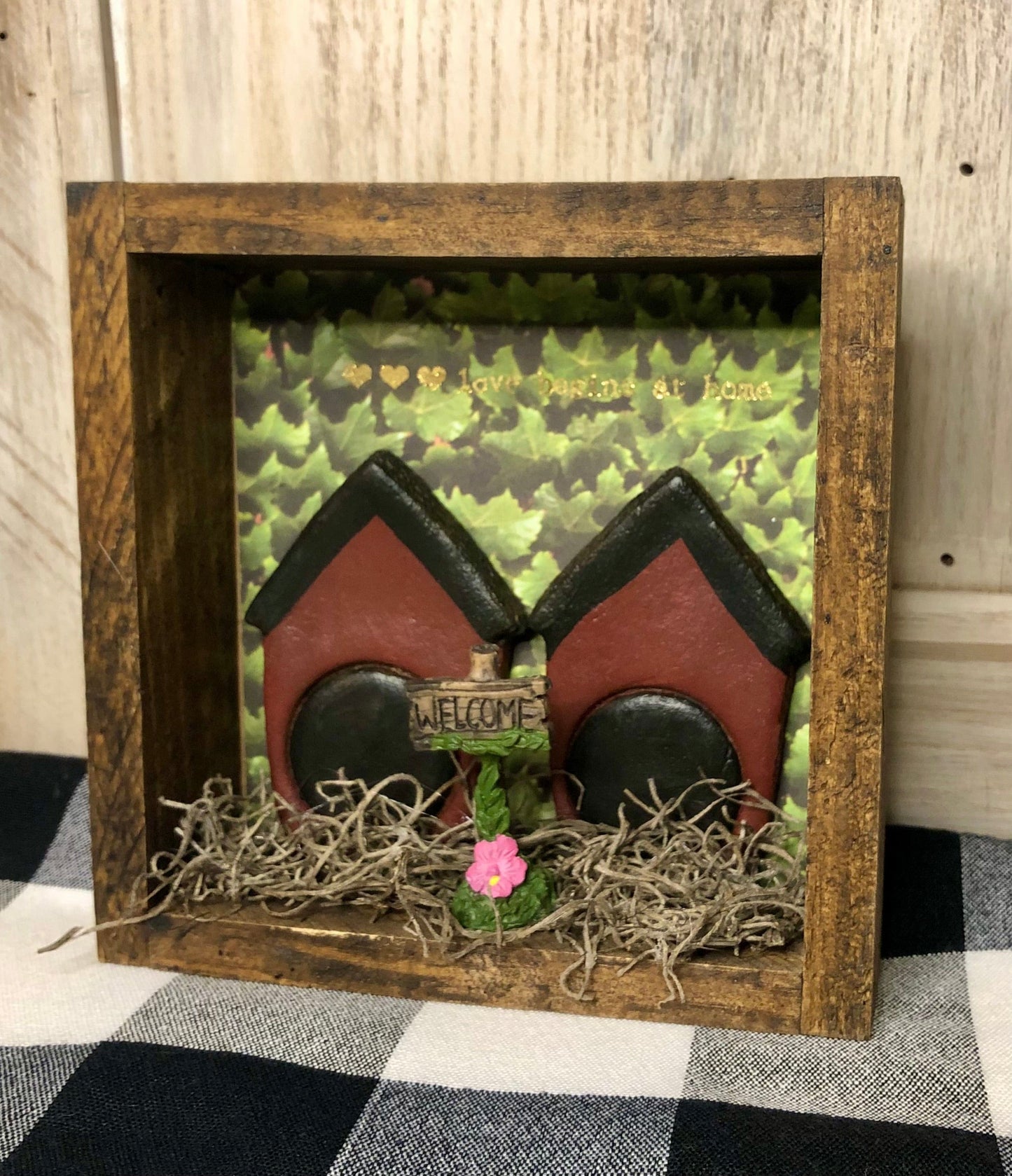 Birdhouse Shadowbox Sassafras Originals