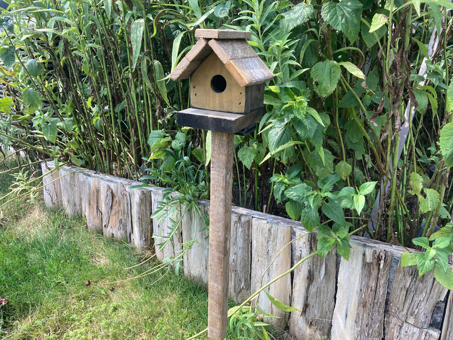 Birdhouse Stake- Small Sassafras Originals