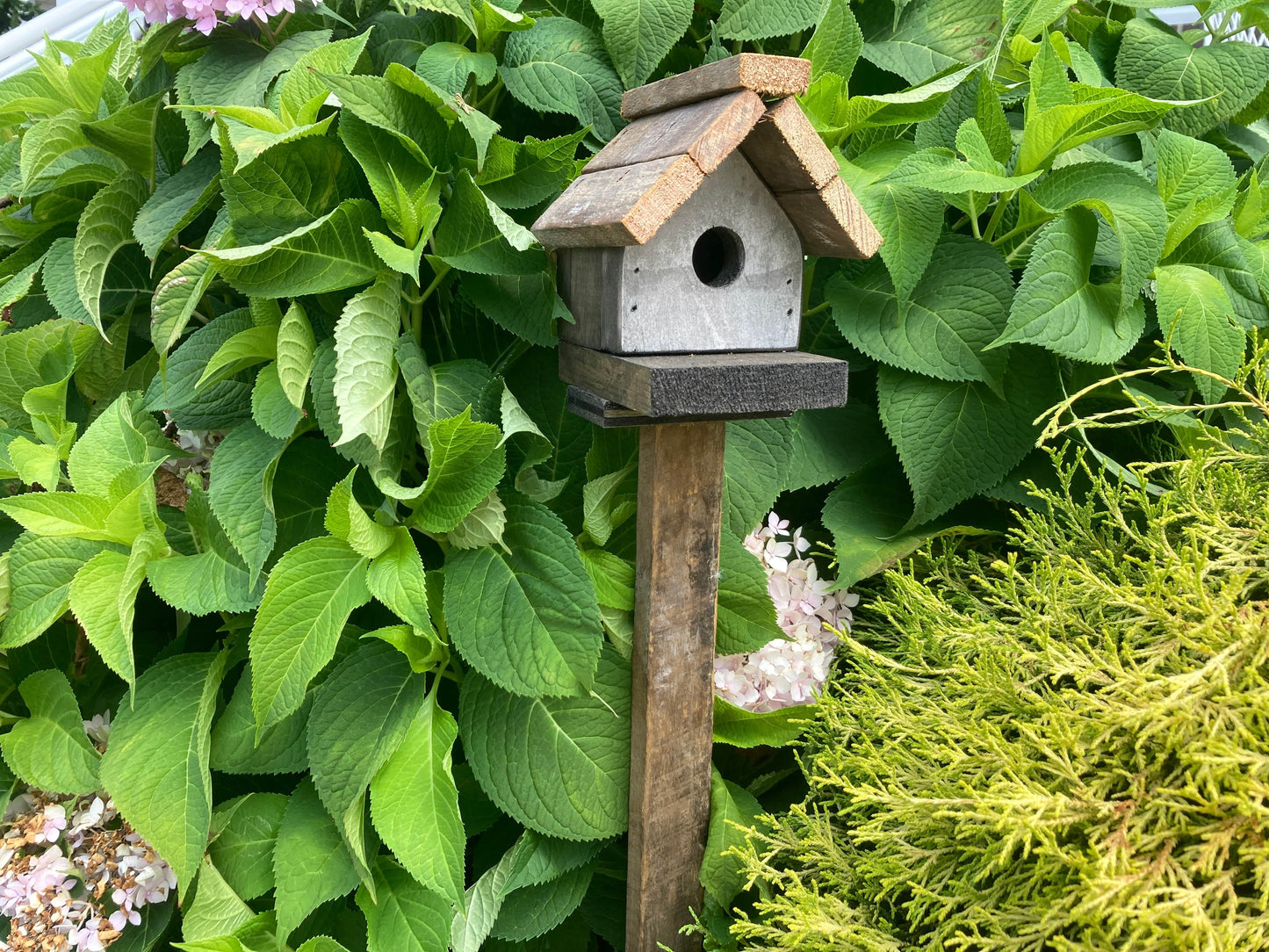 Birdhouse Stake- Small Sassafras Originals