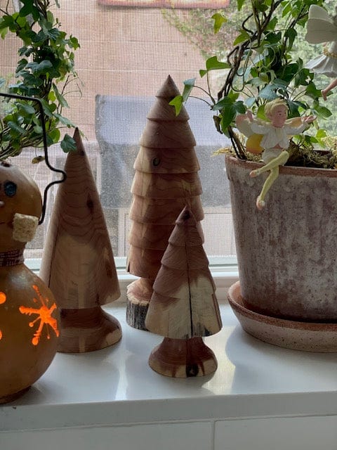 Cedar Trees-Hand Turned Rustic Tree Seasonal & Holiday Decorations Sassafras Originals