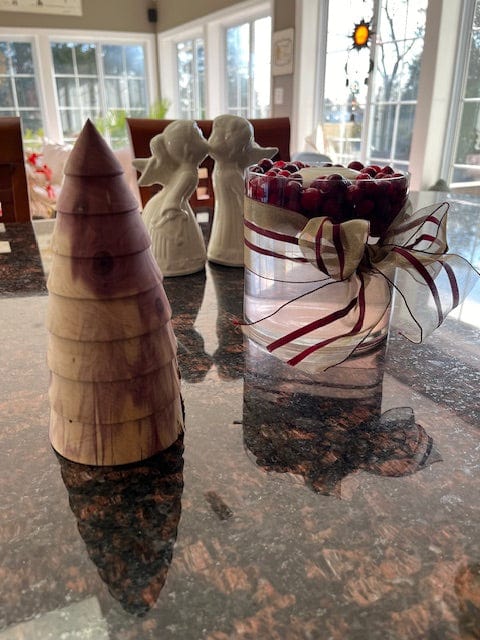 Seasonal & Holiday Decorations Cedar Trees-Hand Turned Rustic Tree Sassafras Originals