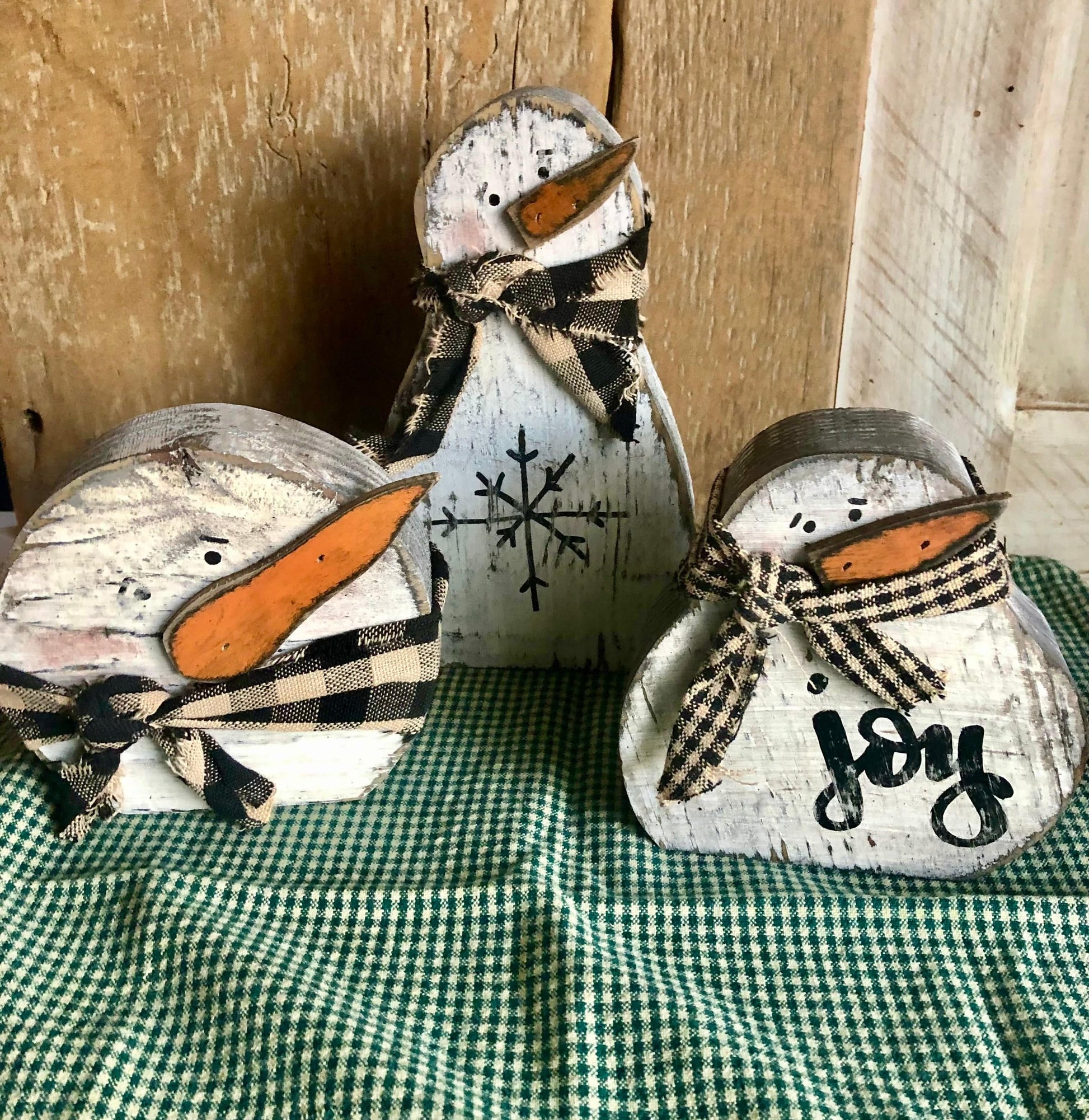 Chunky Snowman Chunky Snowman Decor Sassafras Originals