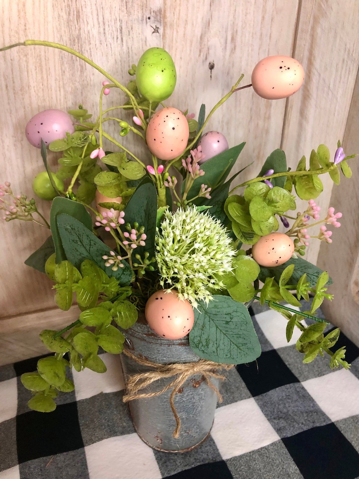 Easter Egg Floral Centerpiece Sassafras Originals