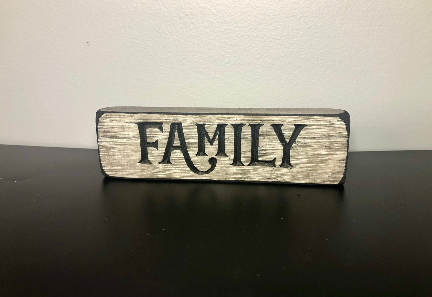 Engraved Magnetic Word Block Family Sassafras Originals