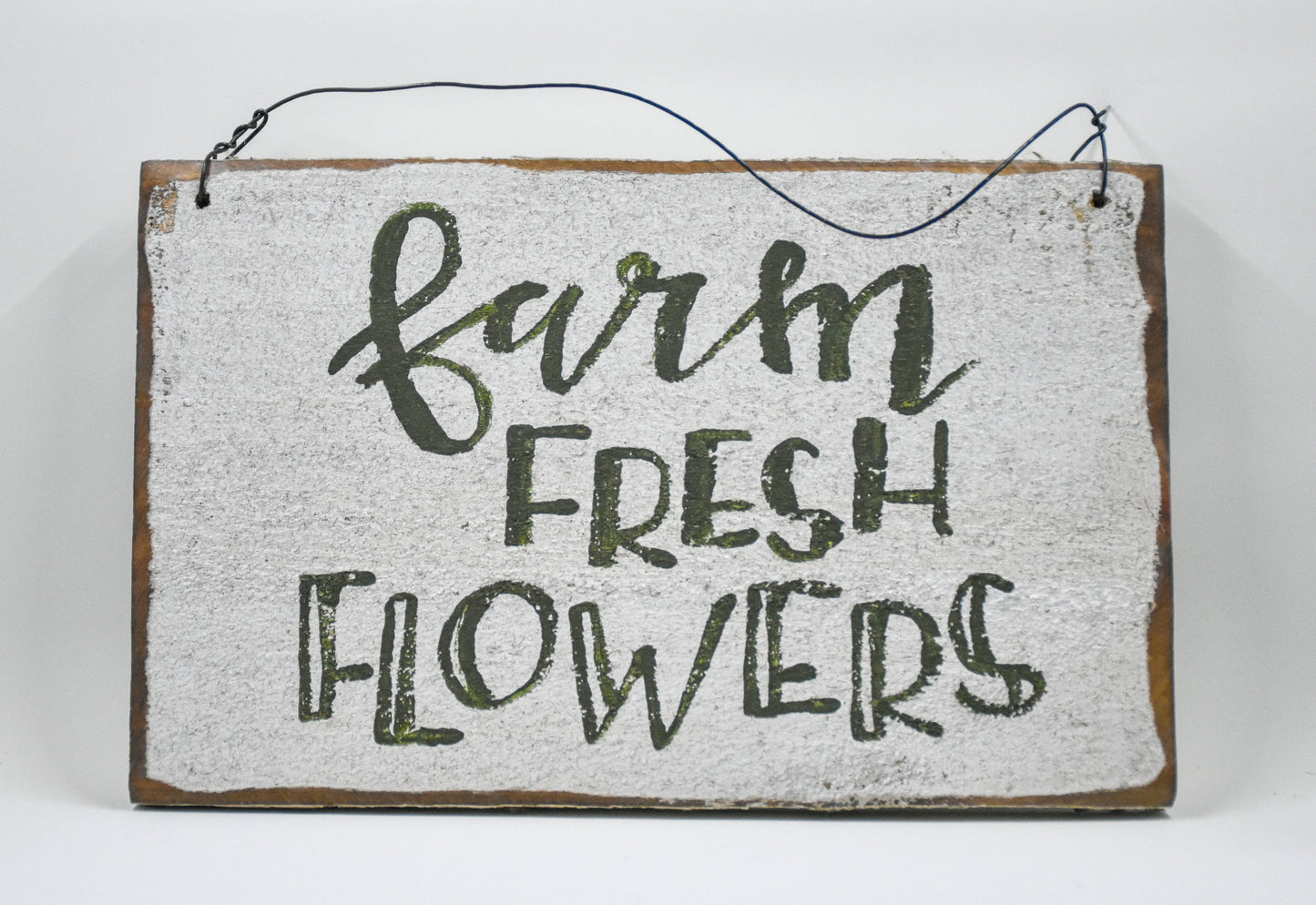 Sign Farm Fresh Flowers Sign Sassafras Originals