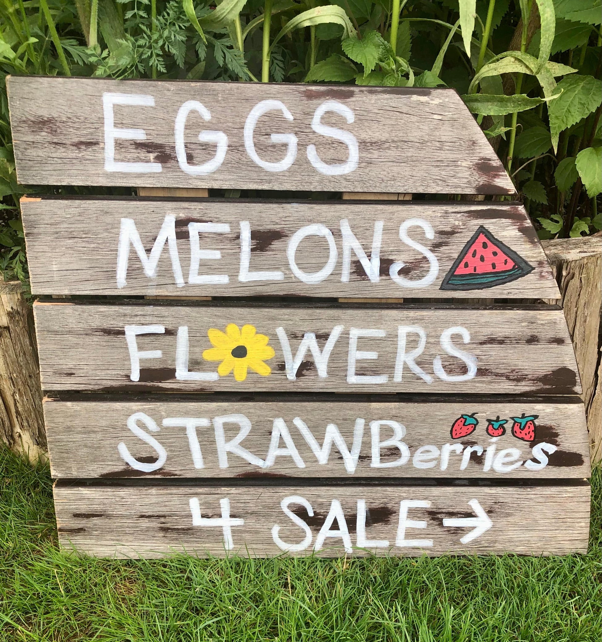 5-board Farm Stand Garden Signs Sassafras Originals