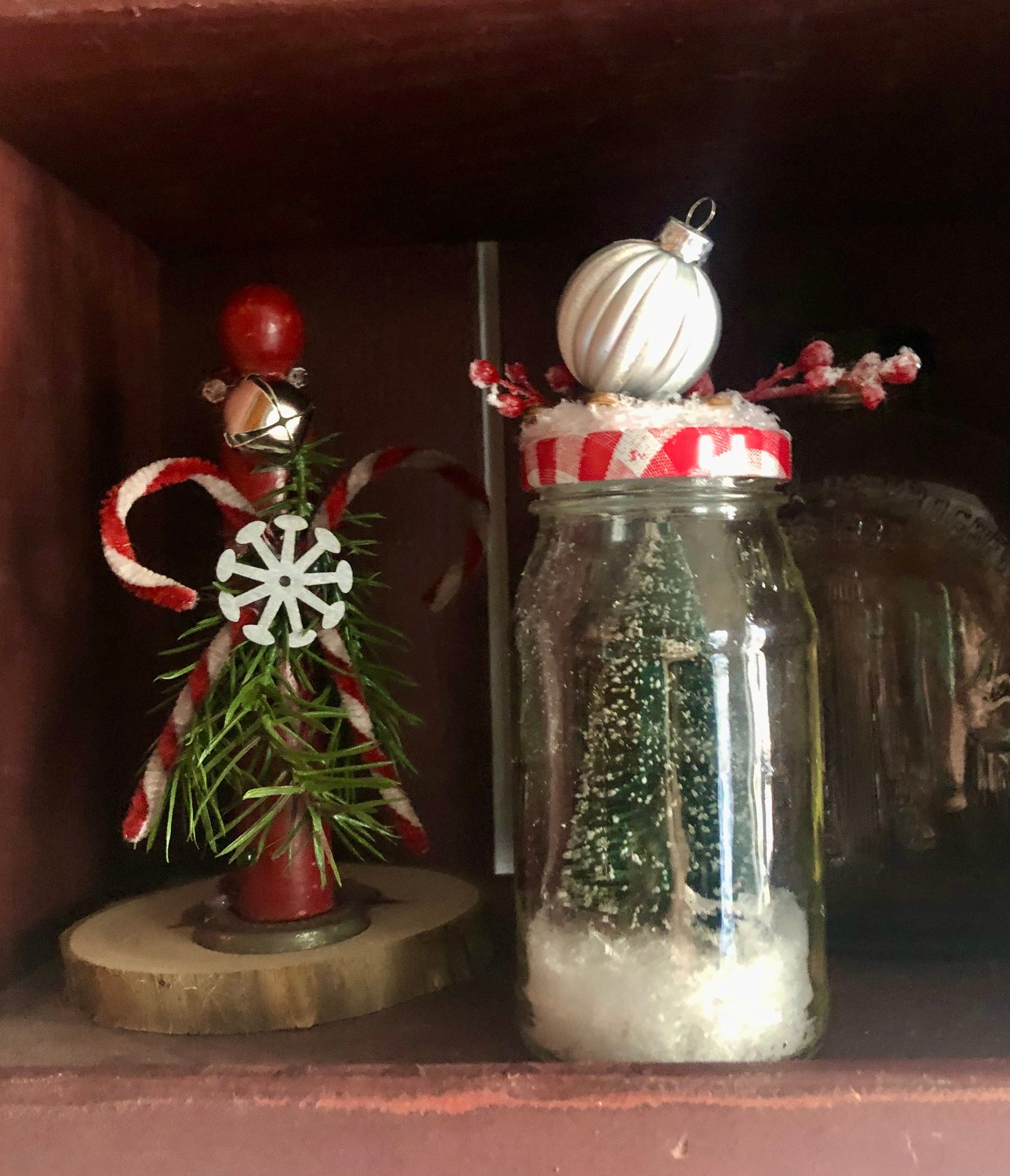 Glass Jar Winter Decor Glass Jar Winter Decor Seasonal & Holiday Decorations Sassafras Originals