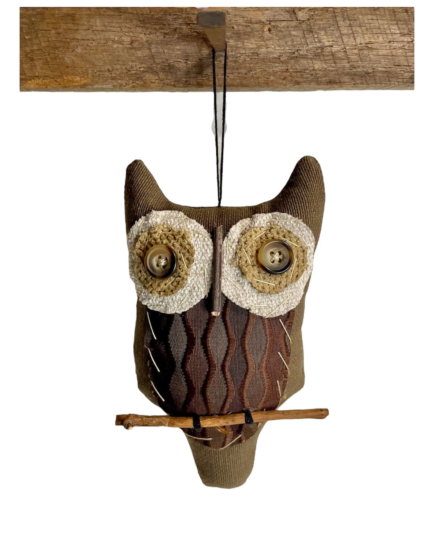 Handmade Hanging Owl Sassafras Originals