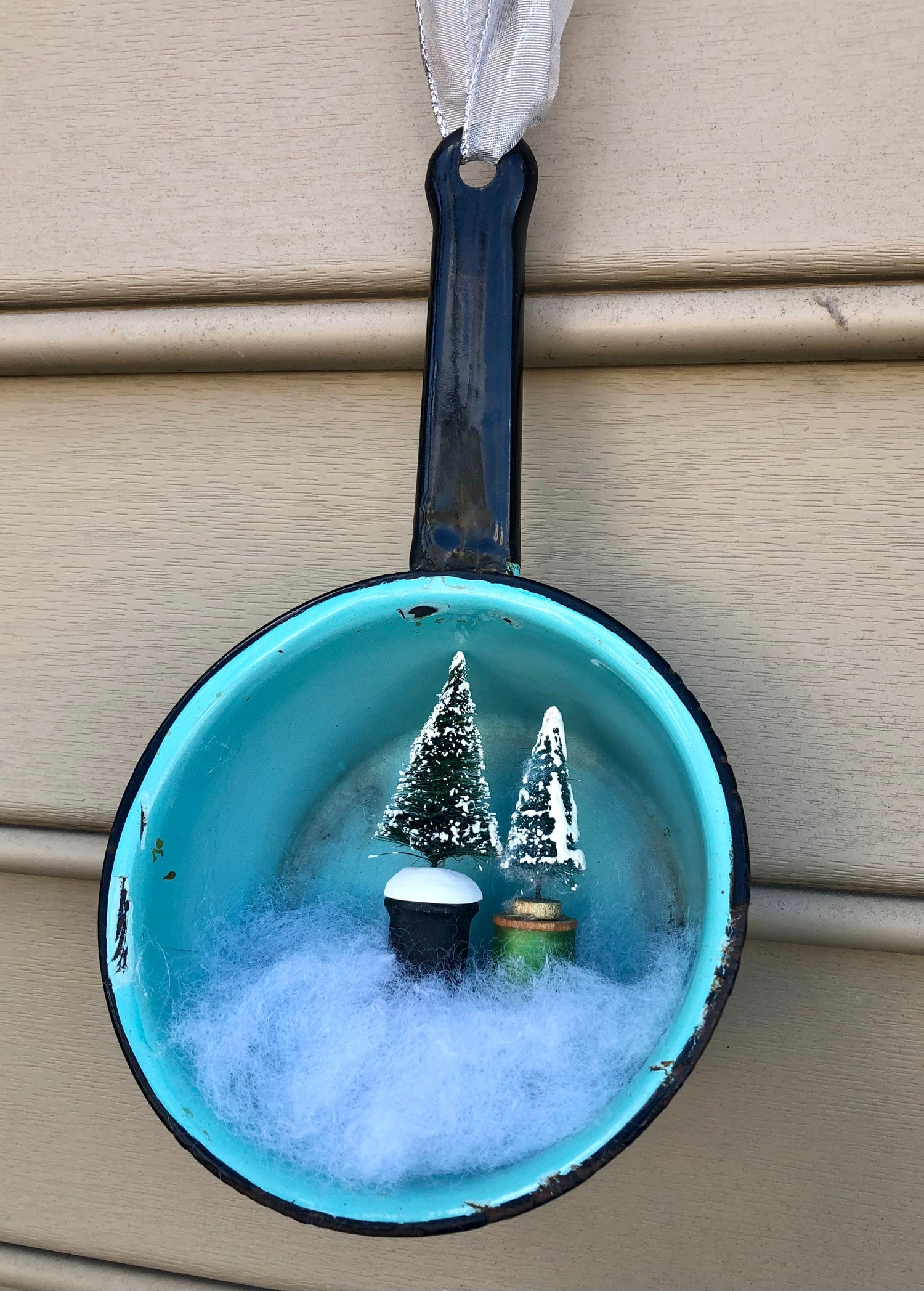 Hanging Pot with Trees Hanging Pot with Trees Seasonal & Holiday Decorations Sassafras Originals