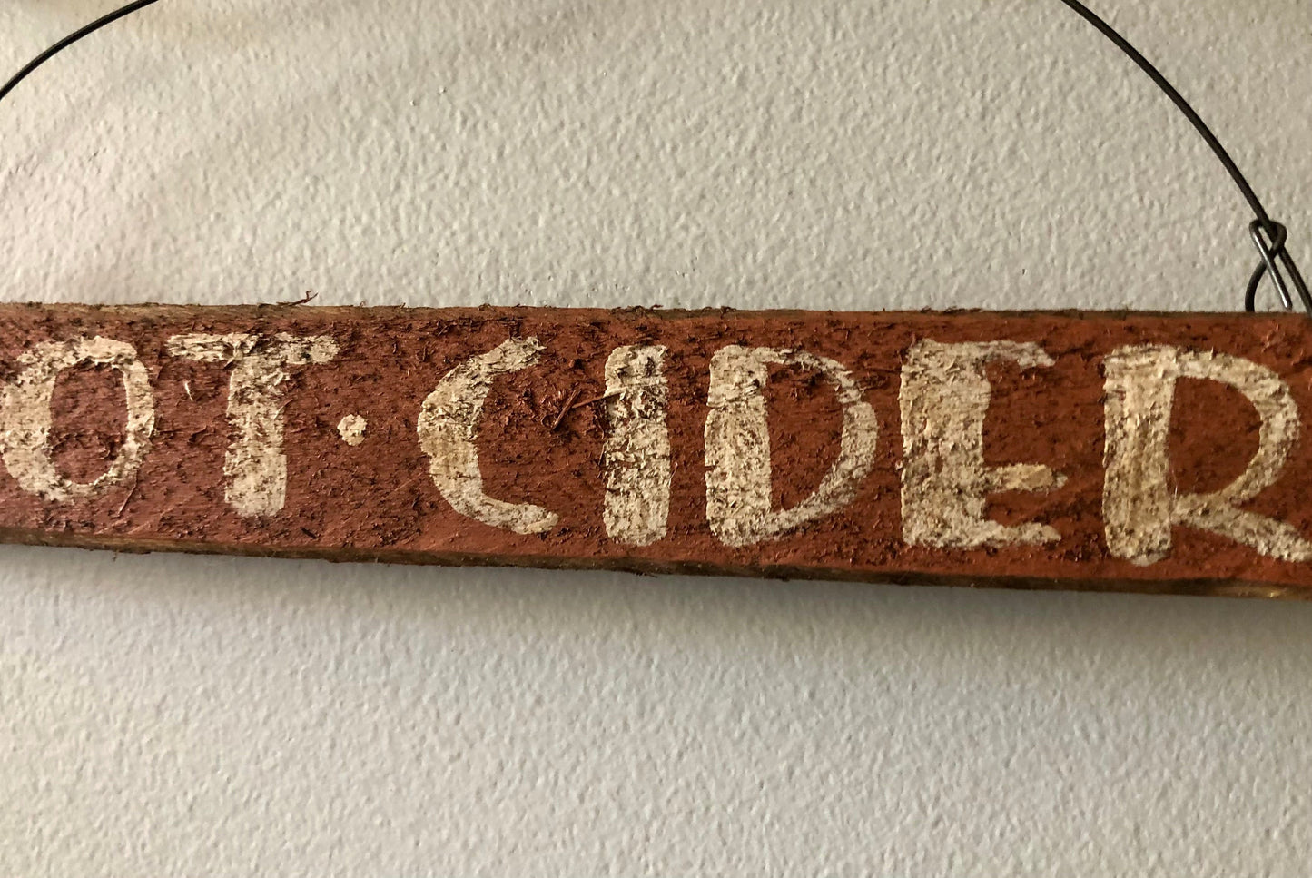 Hot Cider Lath Hanging Sign Decor Sassafras Originals