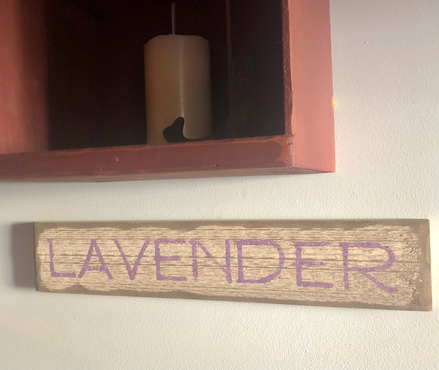 Lavender Wood Sign Sassafras Originals