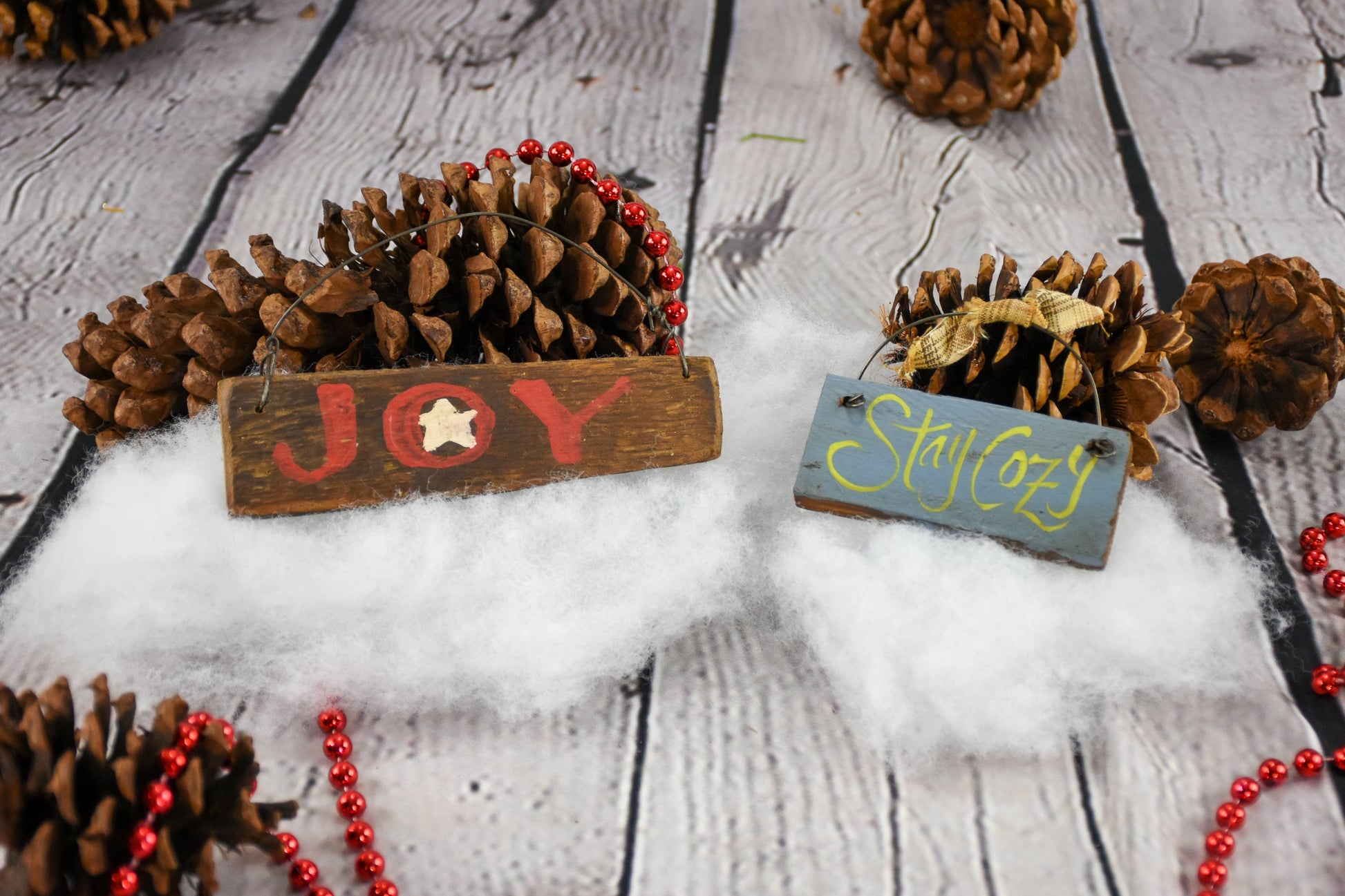 Decor Mini Signs for Winter and Christmas sassafrasorig