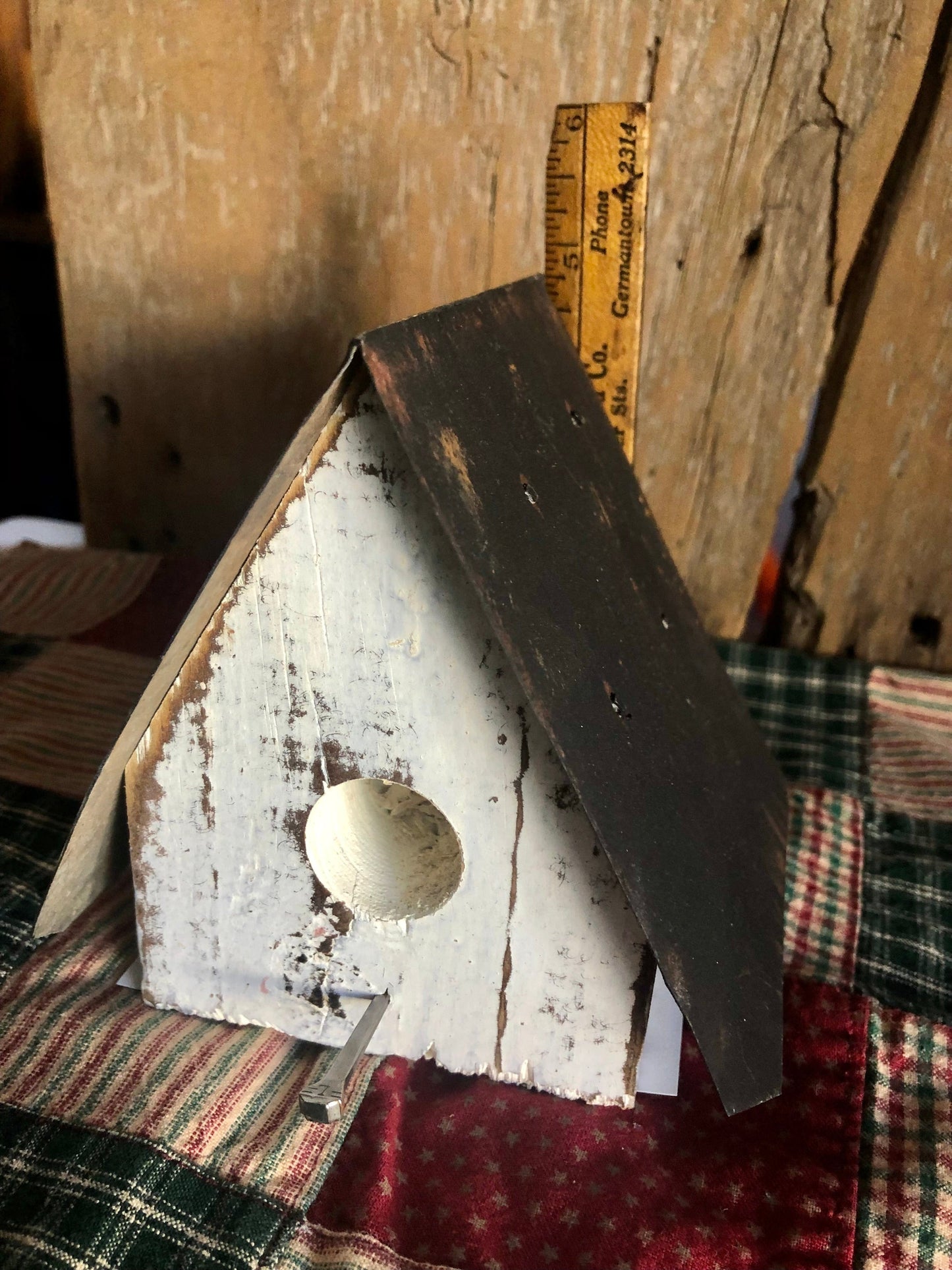 Mini Wood Block Birdhouse Mini Wood Block Birdhouse Decor Sassafras Originals