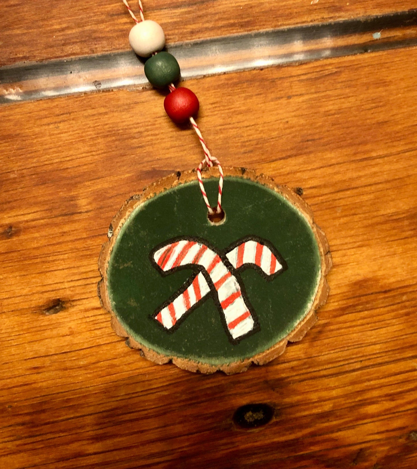 Candy canes Ornaments For Your Tree- Handmade, one-of-a-kind Sassafras Originals