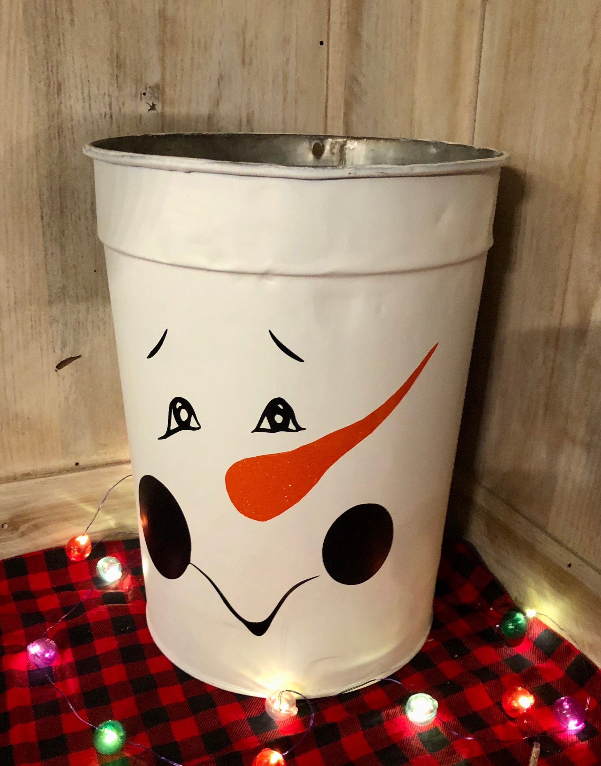 Snowman Sap Buckets Sassafras Originals