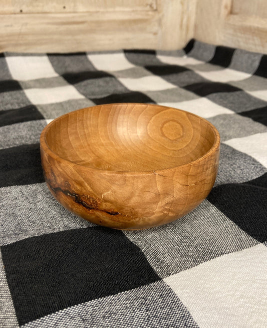 Small Wood Bowl- Handmade Trinket Dish Sassafras Originals