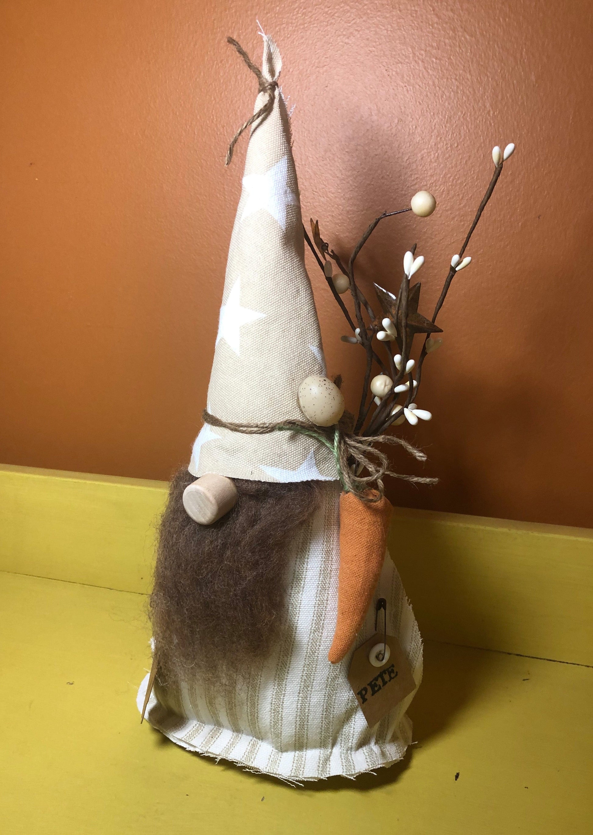 Spring Gnome (Hand-stitched) Sassafras Originals
