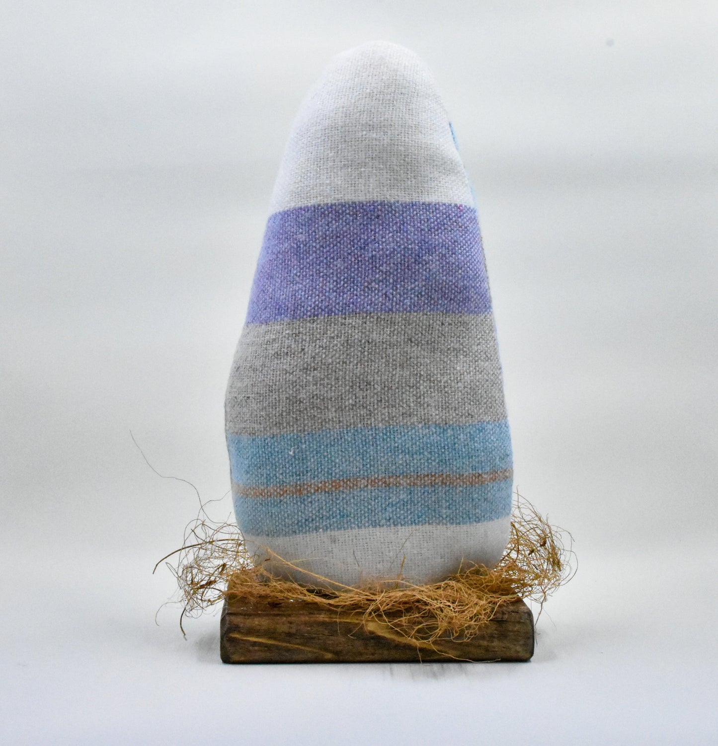 Blue purple white Standing Egg- Tall Sassafras Originals
